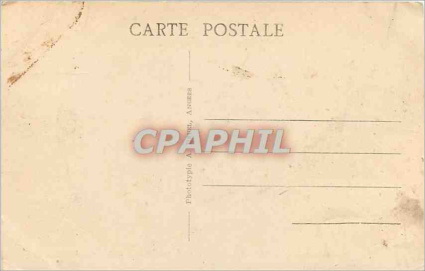 CPA Langeais L et L Le Chateau Mon Hist Facade Interieure  — Verso