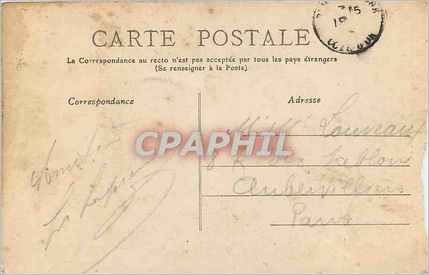 CPA Arnay le Duc Donjon du XV siecle du Chateau de Motte Forte  — Rückseite