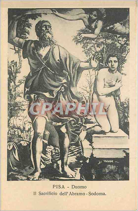 CPA Pisa Duomo II Sacrificio dell'Abramo Sodoma 