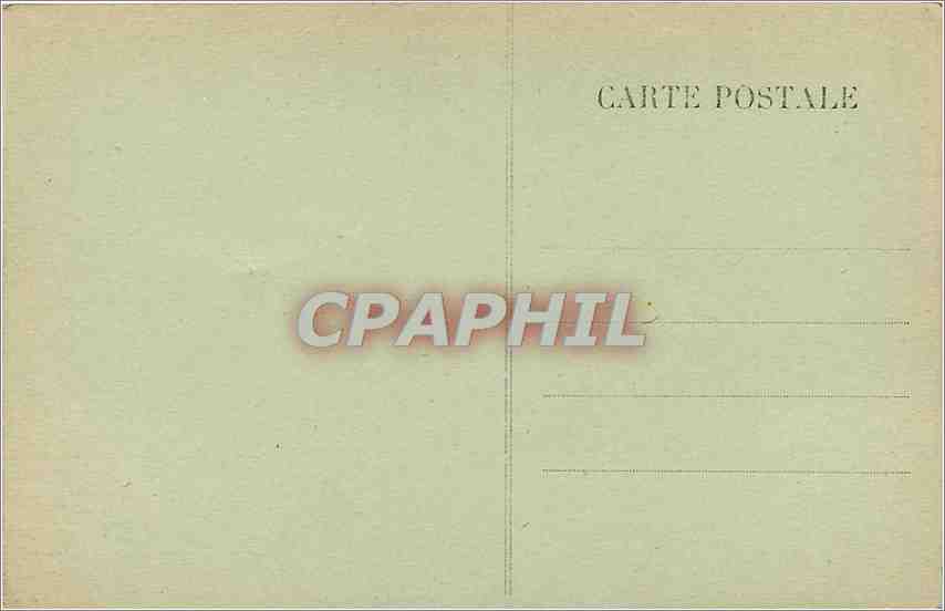 CPA Lourdes Vue generale et le Gave  — Verso
