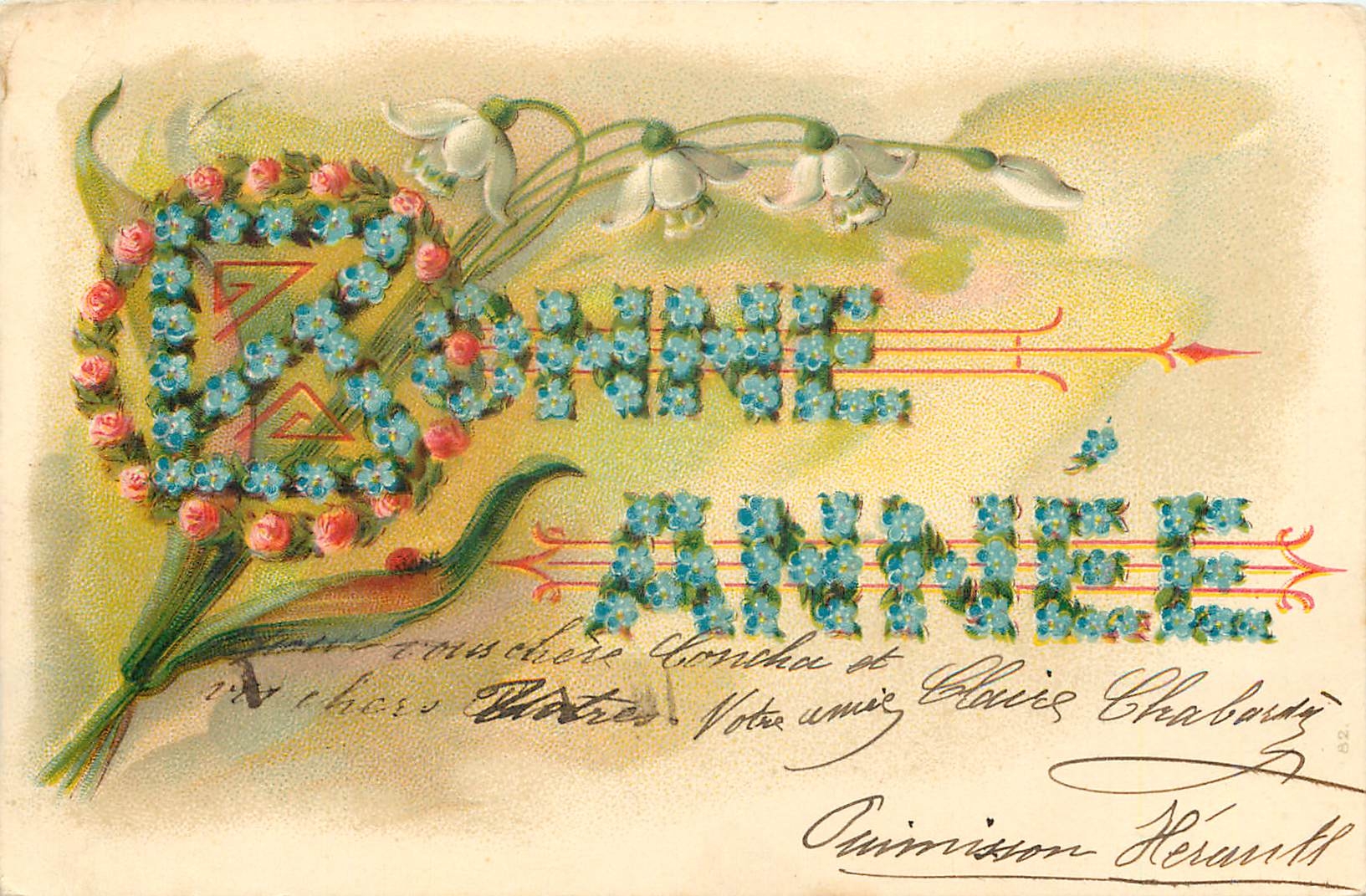 CPA Bonne Annee 