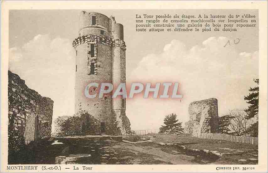 CPA Montlhery S et O La Tour 