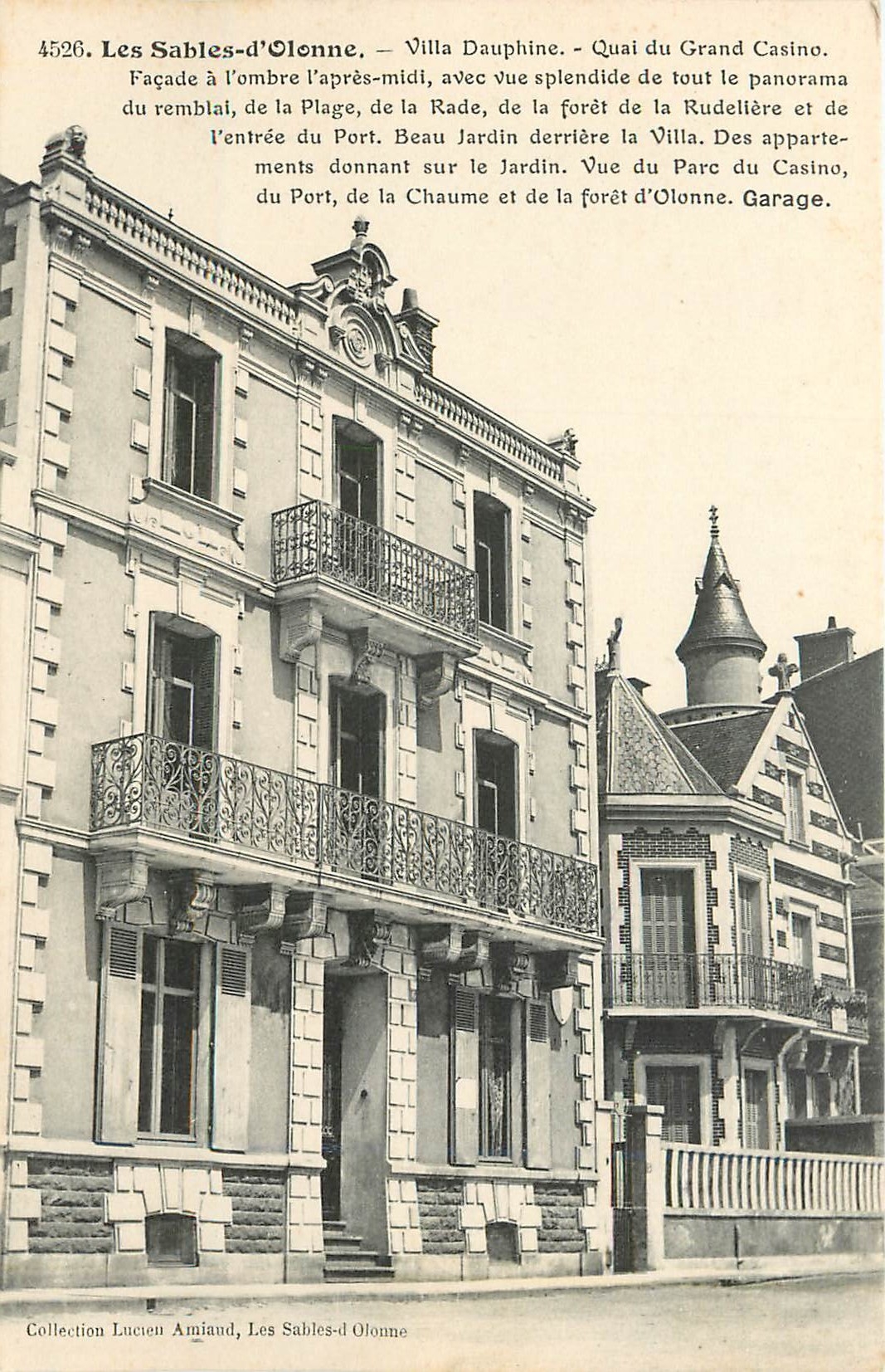 Les Sables-d'Olonne — Villa Dauphine — Quai du Grand Casino