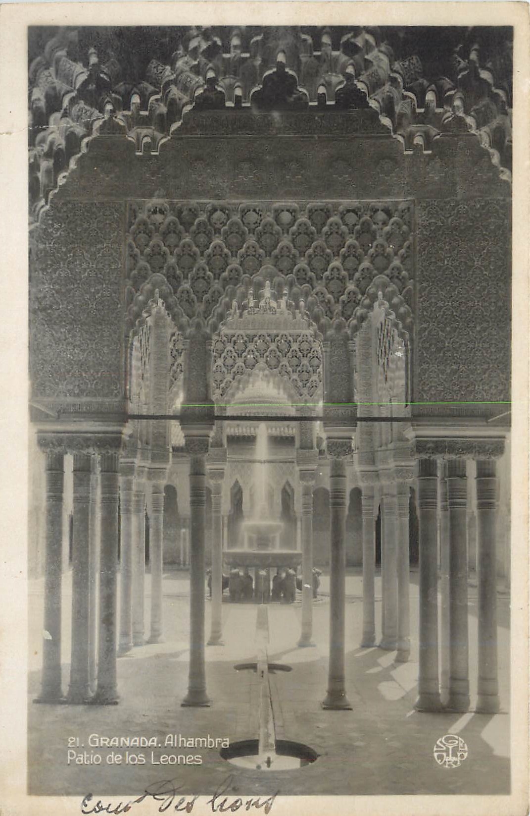 CPA Granada Alhambra Patio de los Leones 