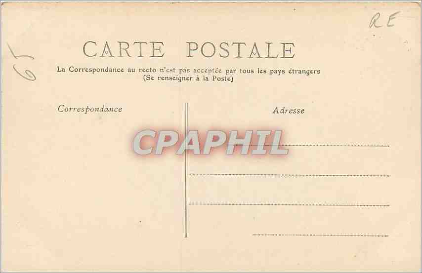 CPA Lourdes Interieur du Rosaire  — Verso