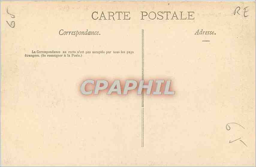 CPA Lourdes Portail de la Chapelle du Rosaire  — Verso