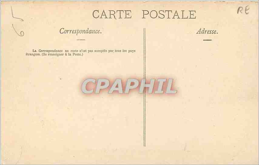 CPA Lourdes La Vierge couronnee Le Vieux Chateau  — Verso