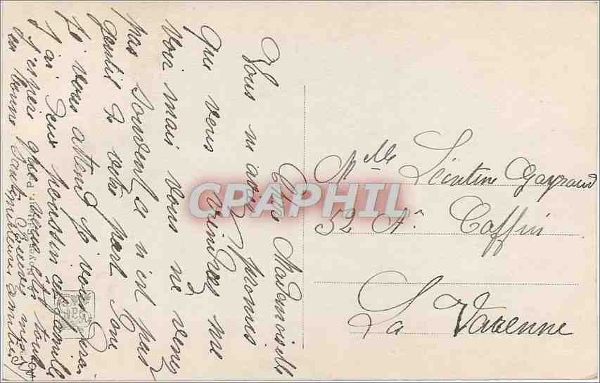 CPA Retour des Champs Salon 1912 — Rückseite
