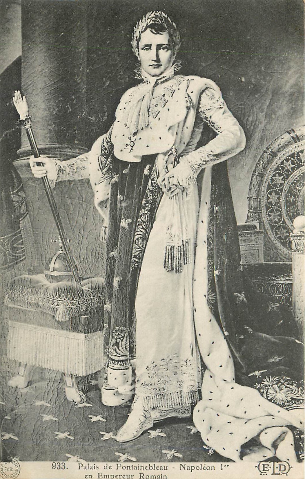 Napoleón I° y Emperador Romano — Palacio de Fontainebleau — Edición ELD n°933