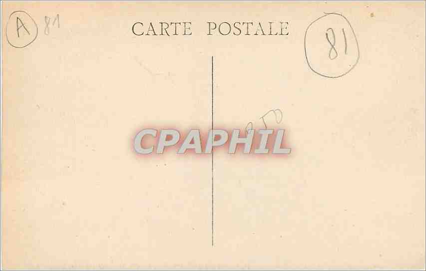 CPA Chasuble devant  — Rückseite