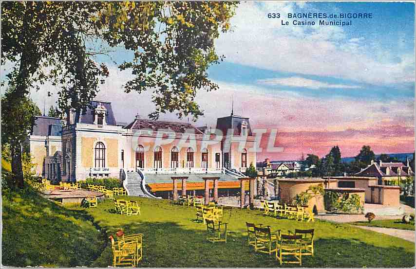 Bagnères-de-Bigorre — Le Casino Municipal — éditeur CPAPHIL, n° 633