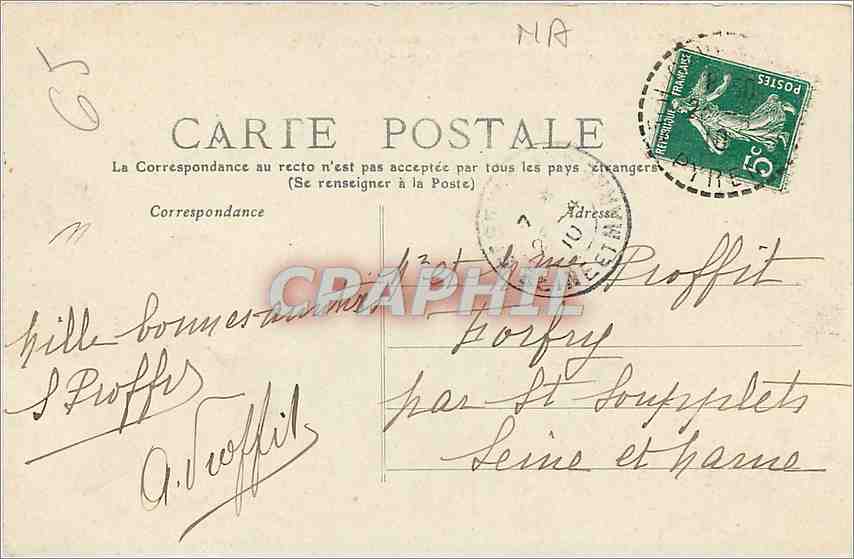 CPA Hautes Pyrenees Cirque de Gavarnie pres de Tuquerouye  — Rückseite
