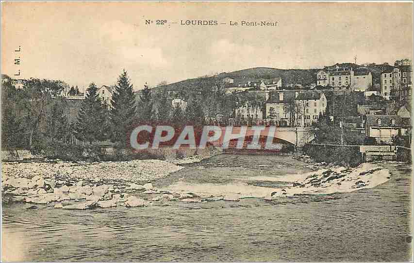 CPA Lourdes Le Pont Neuf 