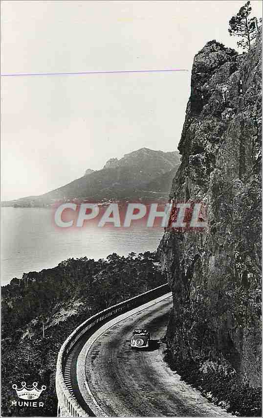 CPM La Corniche d'Or La route du bord de mer entre 