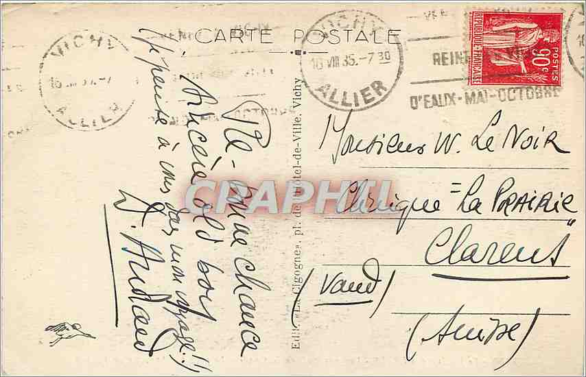 CPA Le Viaduc des Fades Vue generale de la Sioule Le plus haut viaduc de France  — Verso