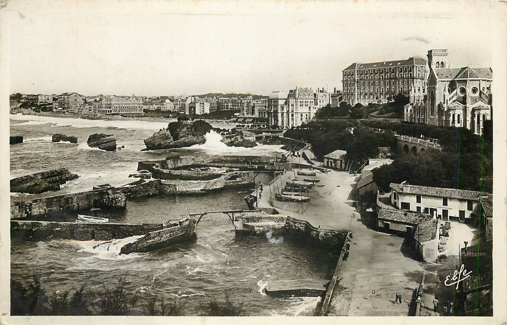 CPA Pyrenees Ocean Biarritz Pont des Pecheurs 