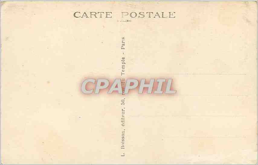 CPA Paris Place de la Bastille Colonne de Juillet  — Verso