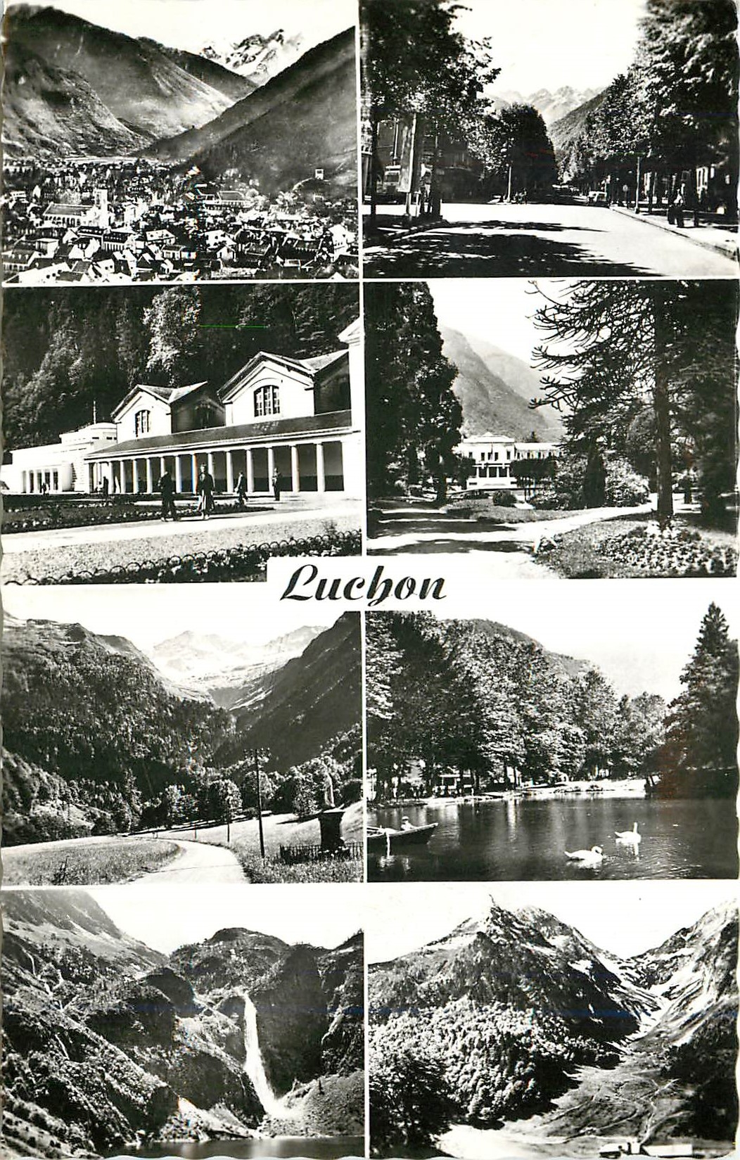 CPM Luchon Vue Generale Allees d'Etigny Etablissement Thermal 