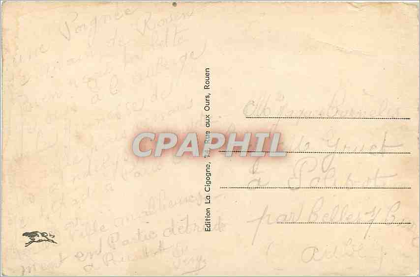 CPA Rouen Eglise Saint Ouen Cote Nord  — Verso