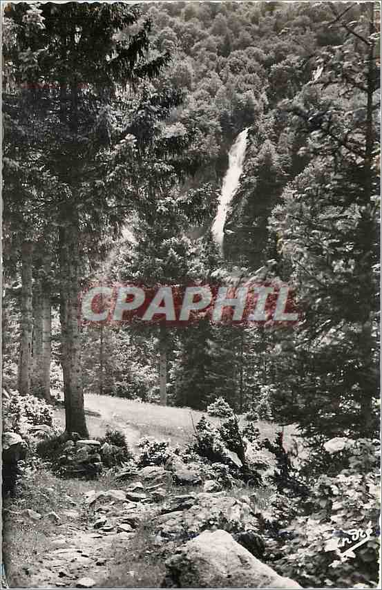 Les Belles Alpes Françaises — Environs de LA FERrière (Isère). La Cascade du Pissou (alt. 1160 m.) — Édition d'Art André, Grenoble