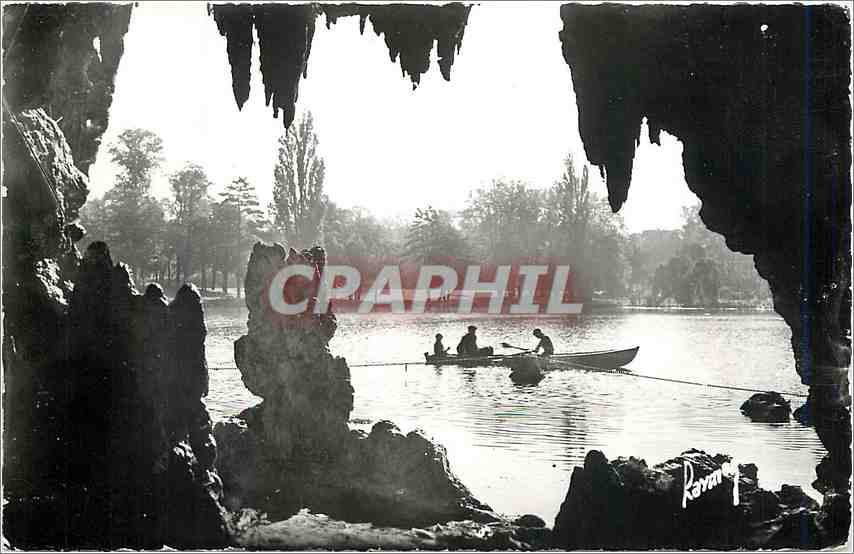 CPM Images de France En flanant au Bois de Vincennes Le Grottes 