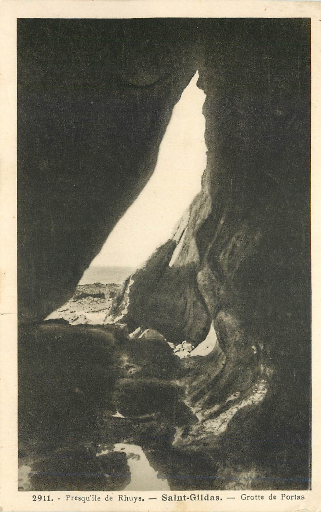 CPM Presqu'ile de Rhuys Saint Gildas Grotte de Portas 