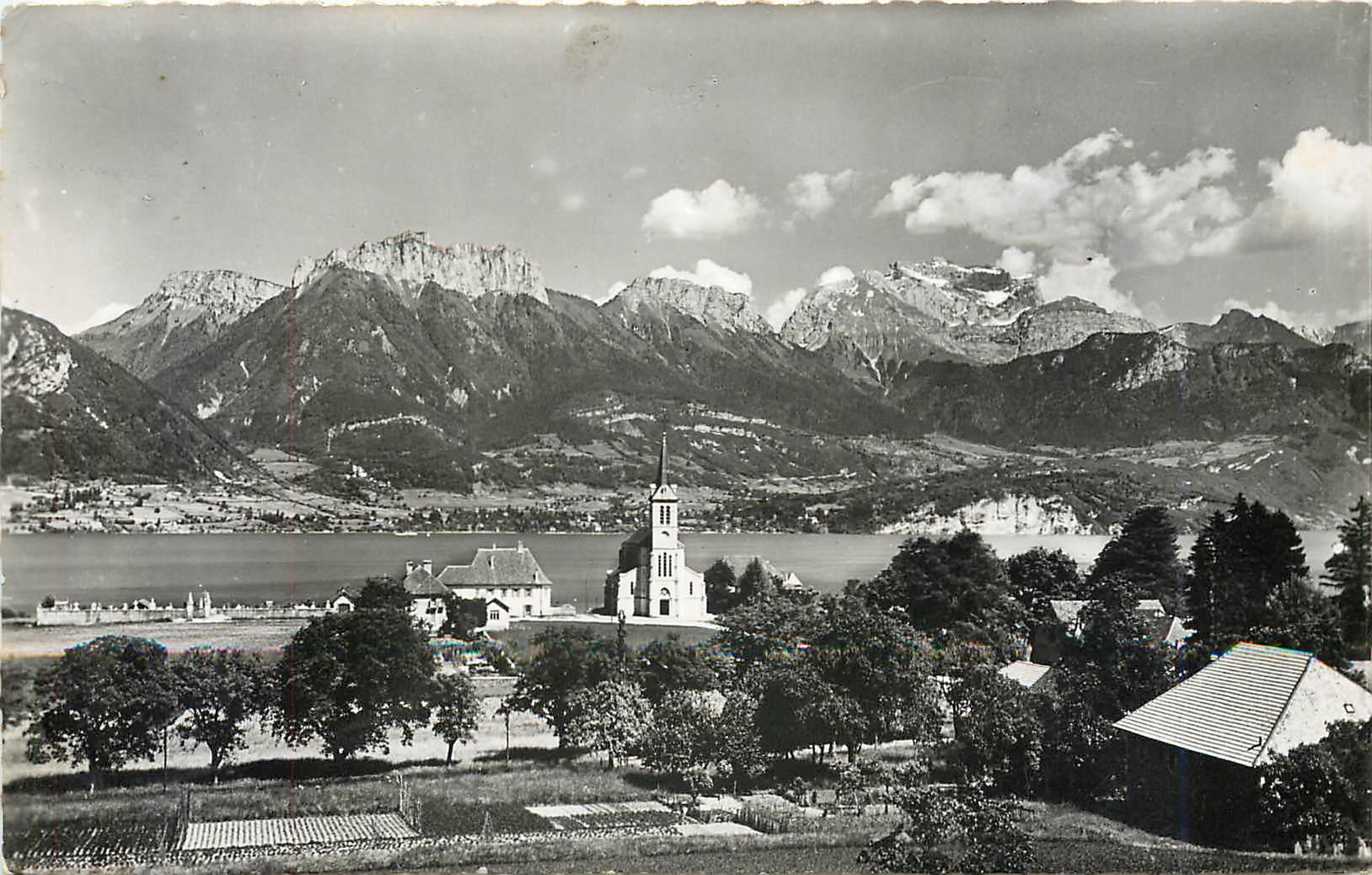 Lac d'Annecy - Sevrier — Panorama sur les Dents de Léfon et la Tournette — G. Rossignol, n°914