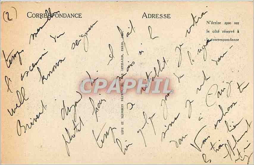 CPM Massif du Mont Blanc Les Praz Le Dru et l'Aiguille Verte  — Verso