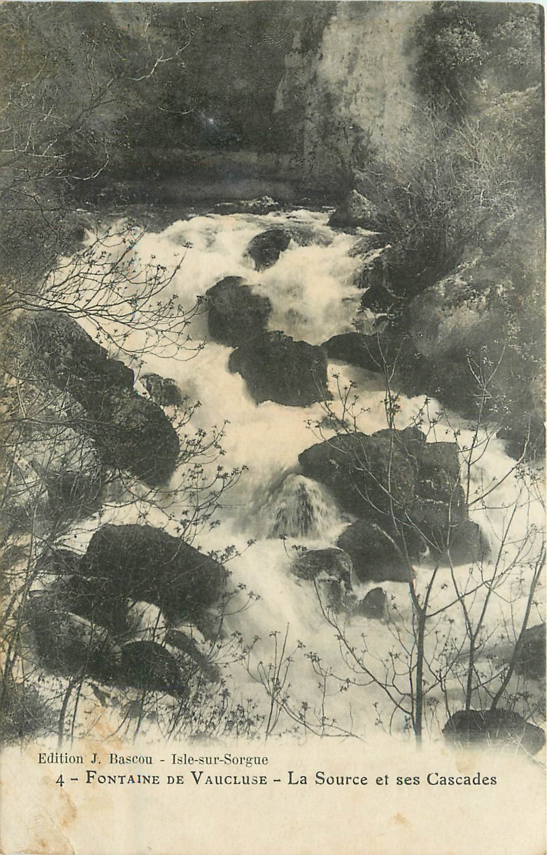 CPA Fontaine de Vaucluse La Source et ses Cascades 