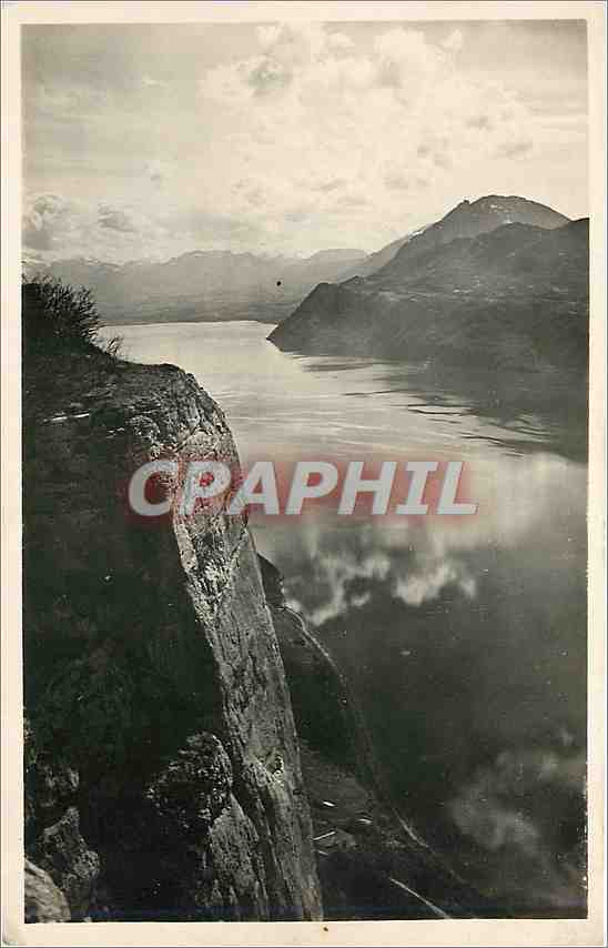 CPM Lac du Bourget Rocher de la Chambotte et Dent du Chat 