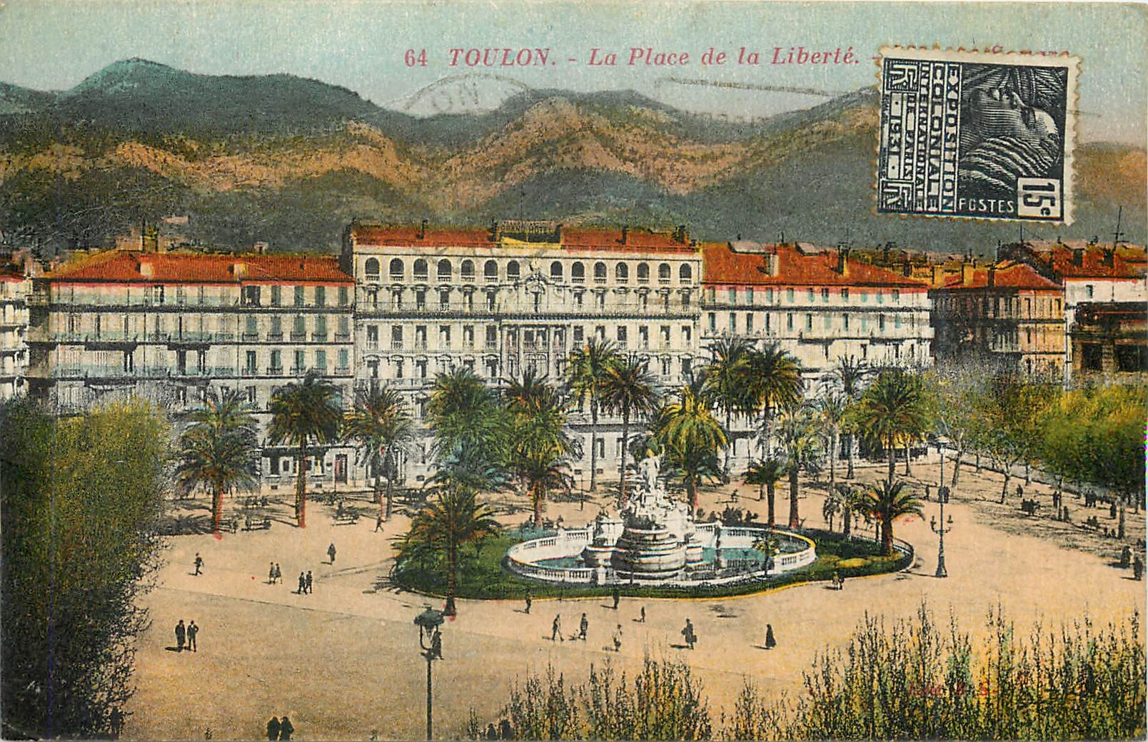CPA Toulon La Place de la Liberte 