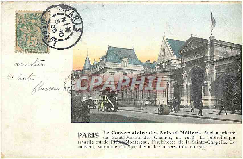 CPA Paris Le Conservatoire des Arts et Metiers 