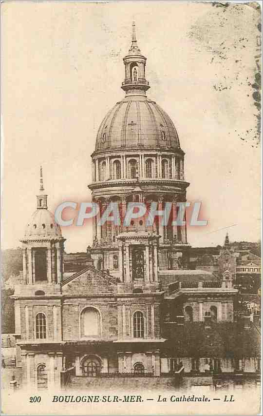 CPA Boulogne sur Mer La Cathedrale 
