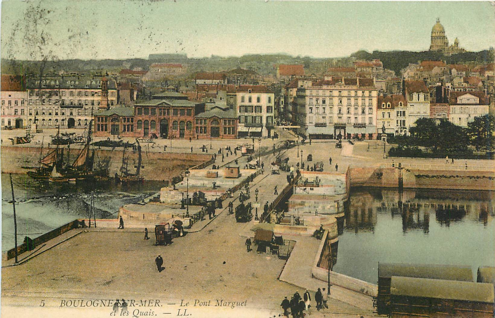 CPA Boulogne sur Mer Le Pont Marguet 