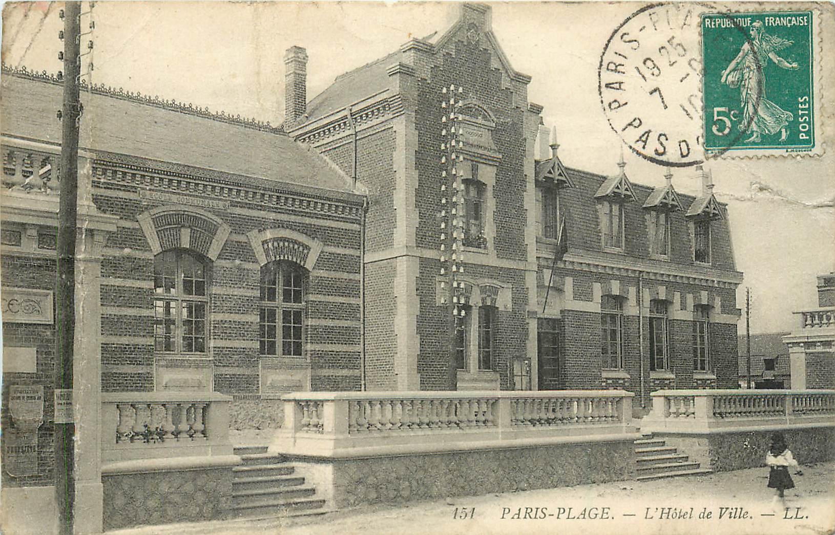 CPA Paris Plage l'Hotel de Ville 