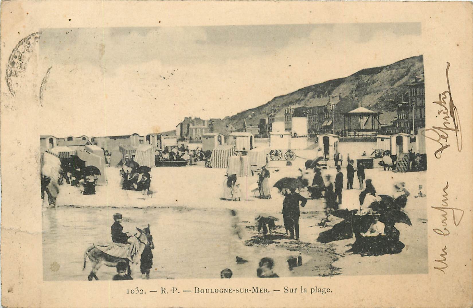 CPA Boulogne sur Mer Sur la Plage 