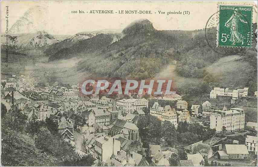 CPA Auvergne Le Mont Dore Vue generale 