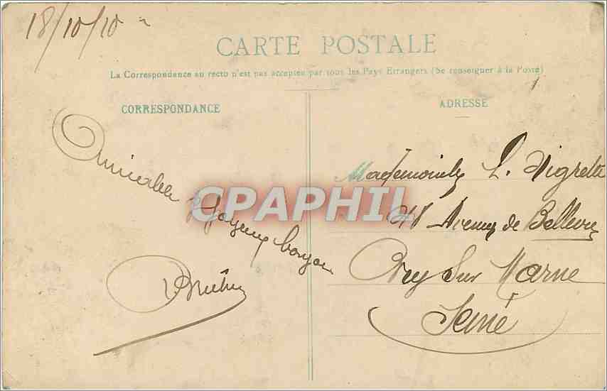 CPA Auvergne Le Mont Dore Vue generale et le Capucin  — Verso
