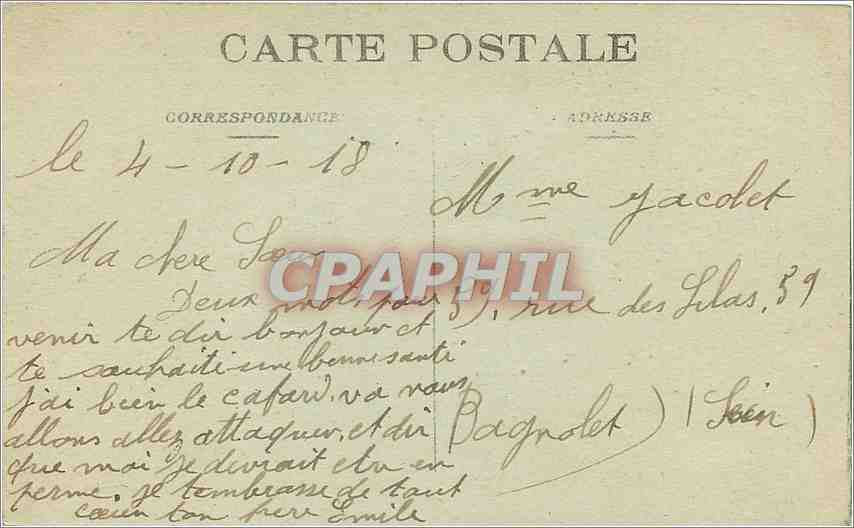 CPA Ypres Belgique L'Eglise Saint Martin et une partie des Halles  — Rückseite