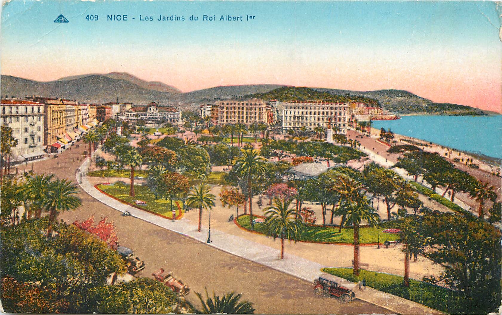CPA Nice Les Jardins du Roi Albert Ier 