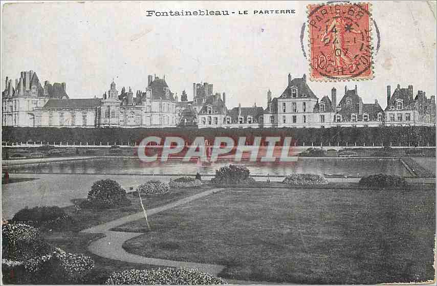Fontainebleau - LE PARTERRE — éditeur Chemiserie A. Pilliet, n° de série non visible - Recto