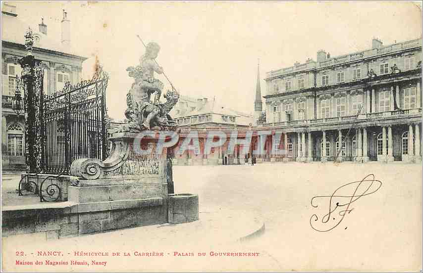 CPA Nancy Hemicycle de la Carriere Palais du Gouvernement 