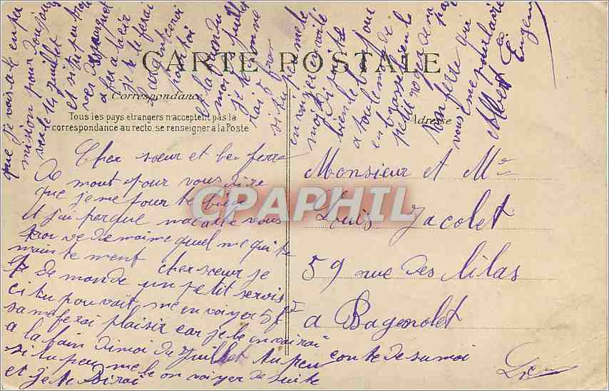 Orléans — Les Fêtes de Jeanne d'Arc — Cortège du 7 Mai — Remise de l'Etendard — Éditeur non visible, n° de série 665 — Verso