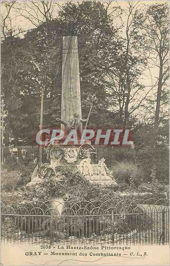 CPA Gray Monument des Combattants 