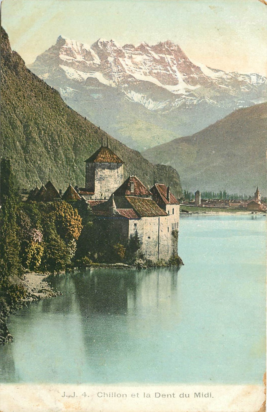 CPA Chillon et la Dent du Midi 