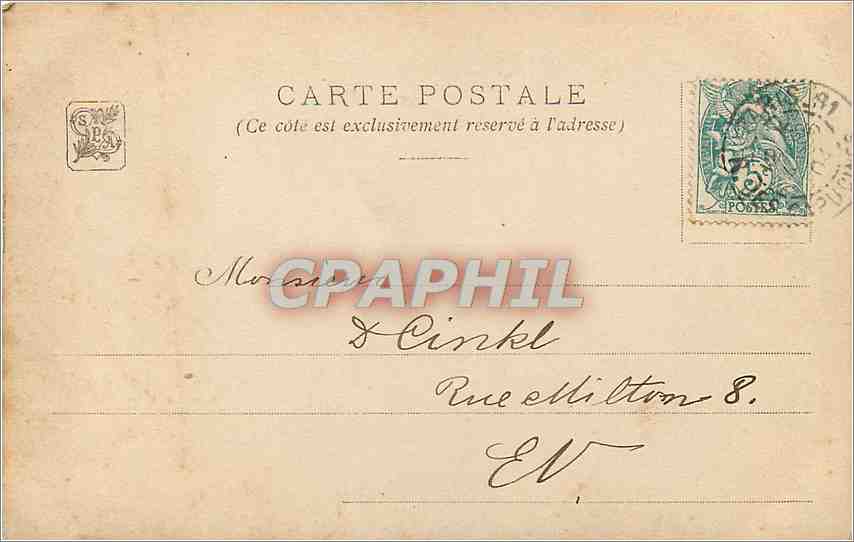 CPA Rigolot La Nuee  — Verso