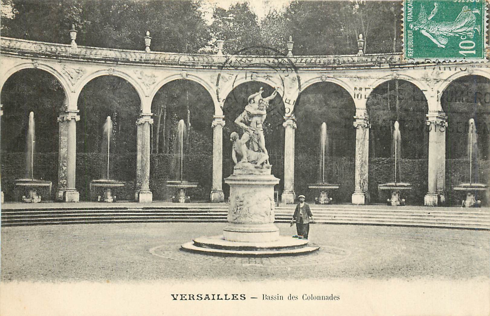 CPA Versailles Bassin des Colonnades 