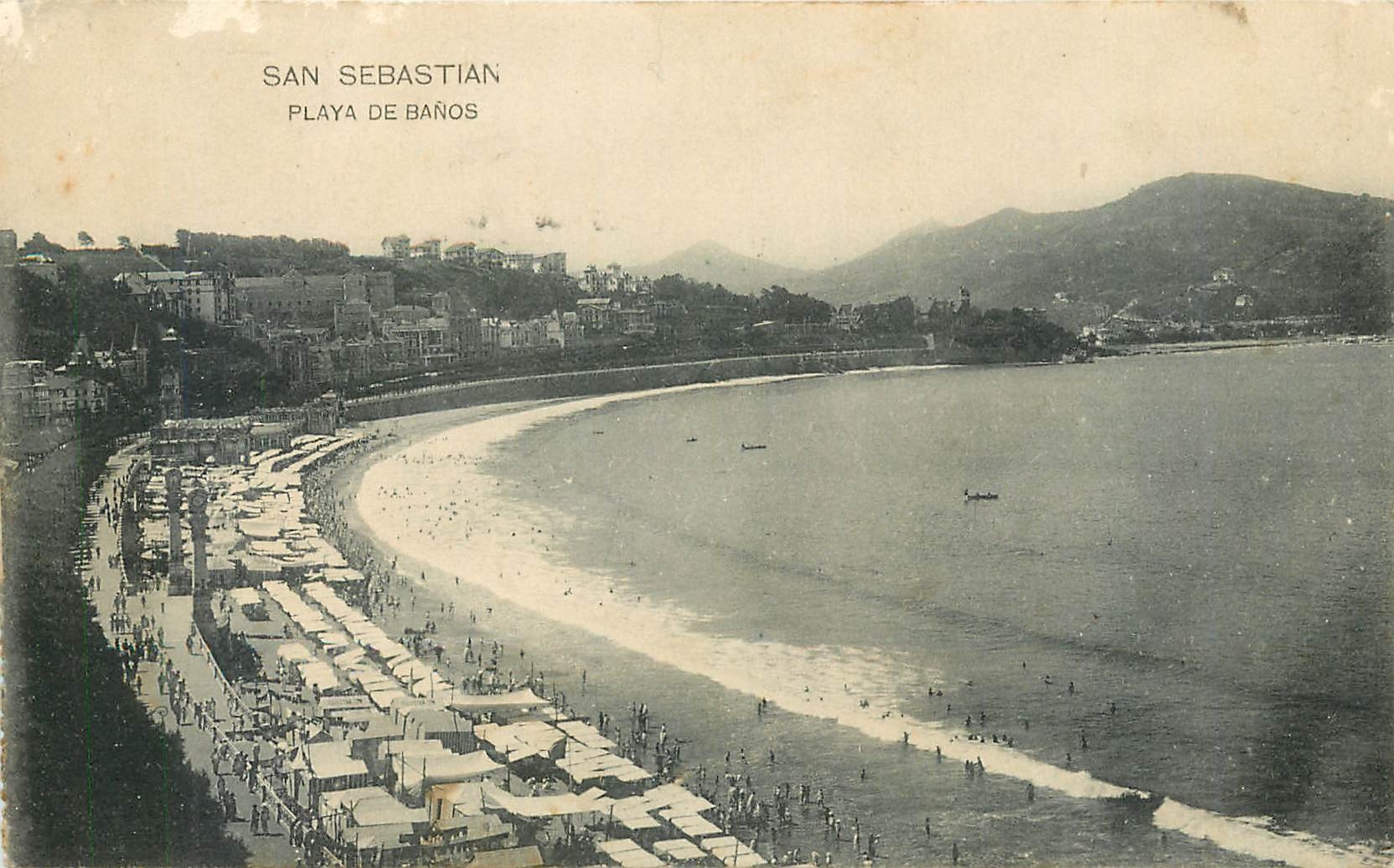 CPA San Sebastian Playa de Banos 