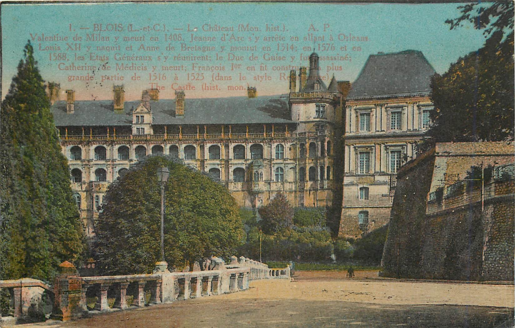 Blois (Loir-et-Cher) — Le Château (Monument historique) — A.P.