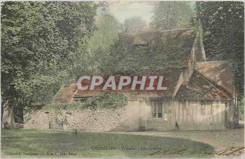 CPA Versailles Trianon Les cuisines